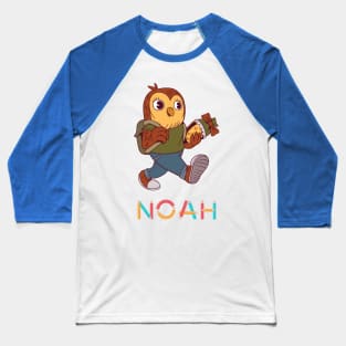 School Enrollment Owl Noah Baseball T-Shirt